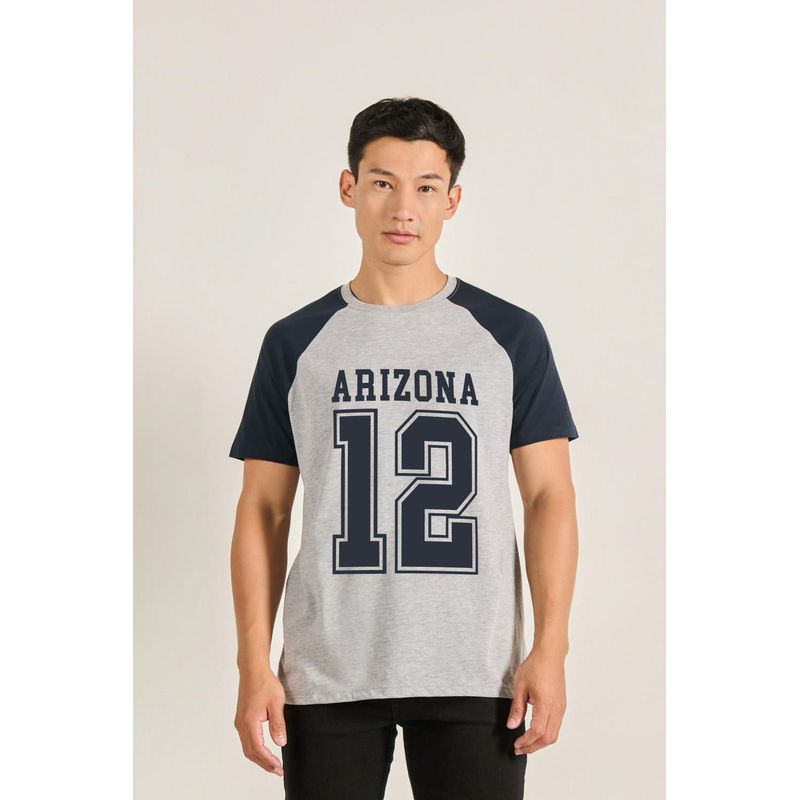 KOAJ - KOAJ Camiseta para hombre en tono unicolor, elaborada en tel Hombre