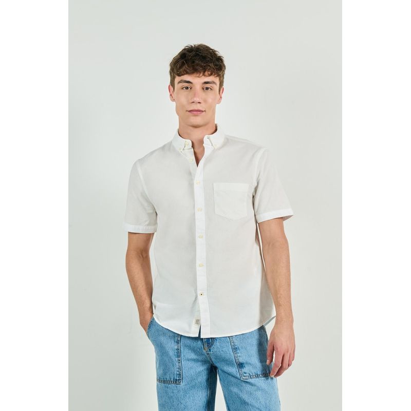 KOAJ - KOAJ Camisa button down en colores solidos slim fit HOMBRE
