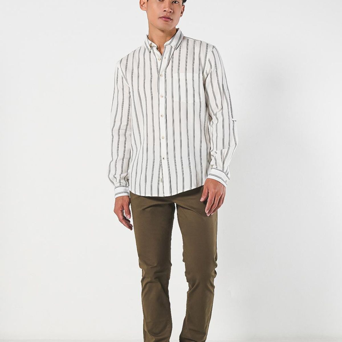 KOAJ - KOAJ Camisa manga larga en slim fit Hombre
