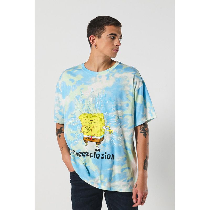 KOAJ - KOAJ Camiseta oversize manga corta con estampado en frente de  HOMBRE