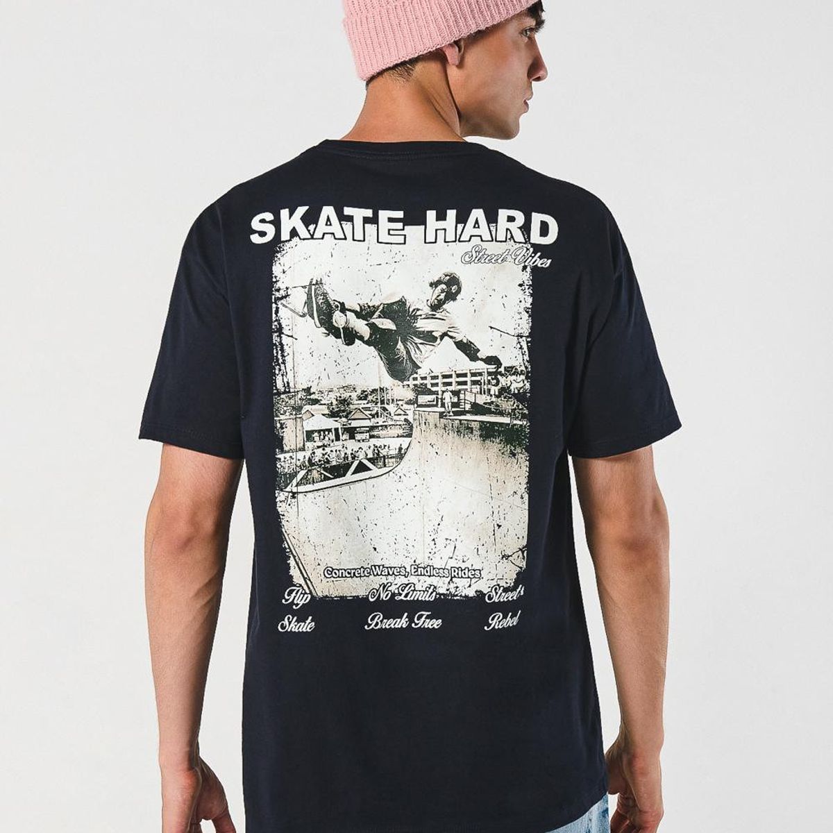 KOAJ - KOAJ Camiseta unicolor en algodón manga corta con diseños u Hombre