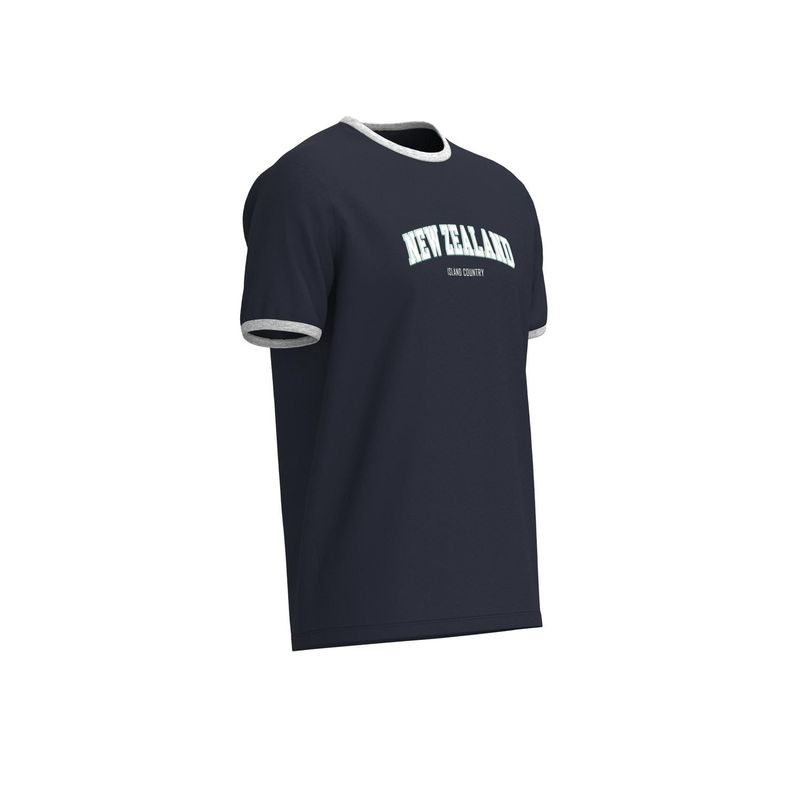 KOAJ - KOAJ Camiseta unicolor manga corta con arte college y contra HOMBRE