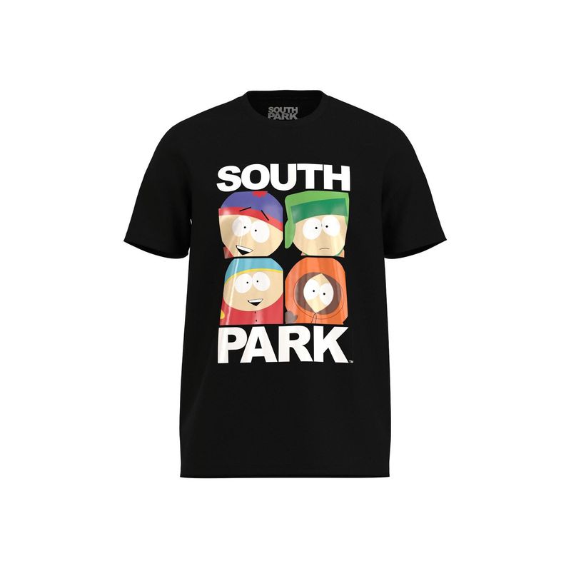 KOAJ - KOAJ Camiseta unicolor con cuello redondo y diseÃ±o de South HOMBRE