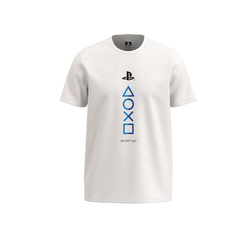 KOAJ - KOAJ Camiseta unicolor con arte de PlayStation y cuello redo HOMBRE