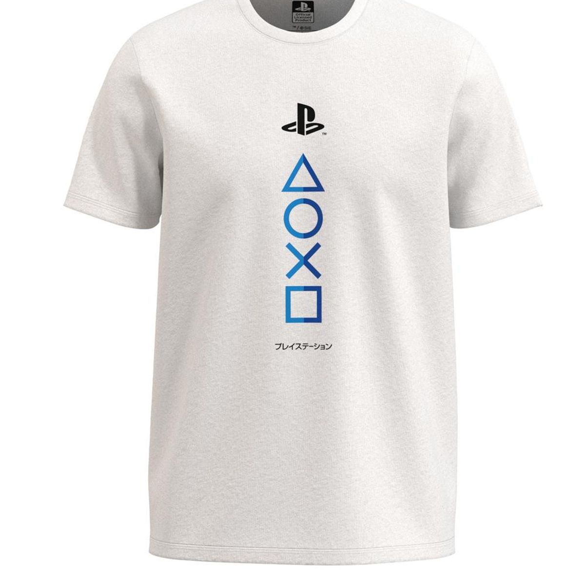 KOAJ - KOAJ Camiseta unicolor con arte de PlayStation y cuello redo HOMBRE