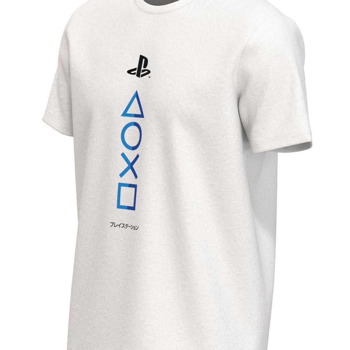 KOAJ - KOAJ Camiseta unicolor con arte de PlayStation y cuello redo HOMBRE