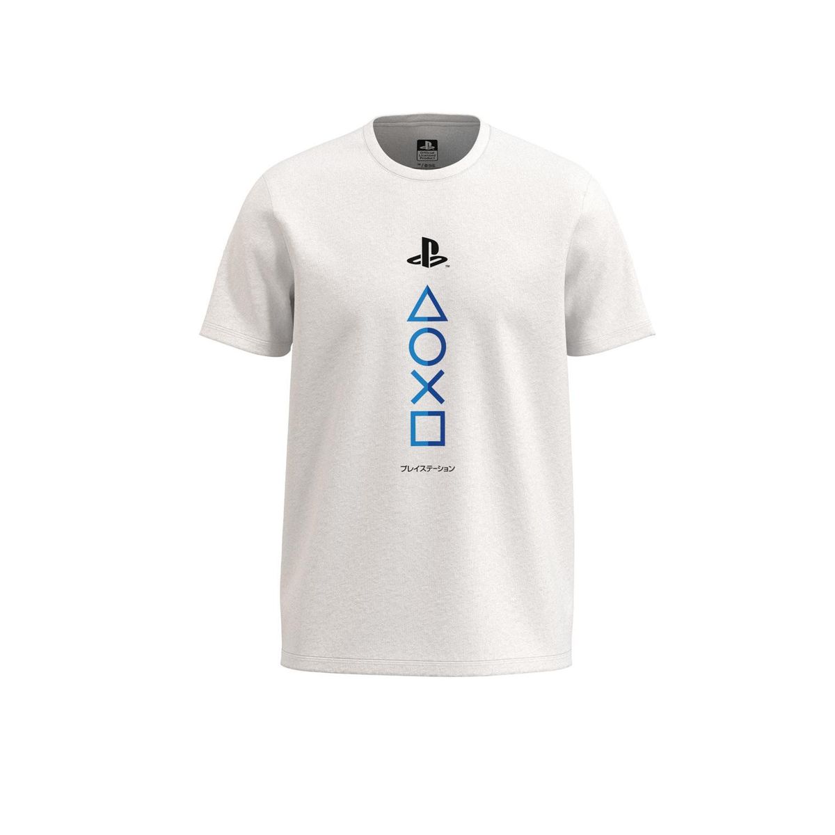 KOAJ - KOAJ Camiseta unicolor con arte de PlayStation y cuello redo HOMBRE