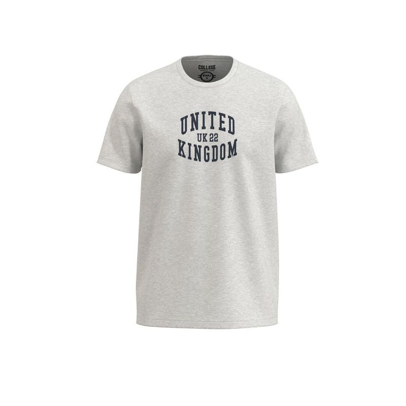 KOAJ - KOAJ Camiseta cuello redondo unicolor con texto college dela HOMBRE
