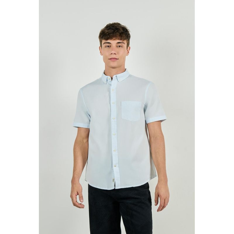KOAJ - KOAJ Camisa button down en colores solidos slim fit HOMBRE