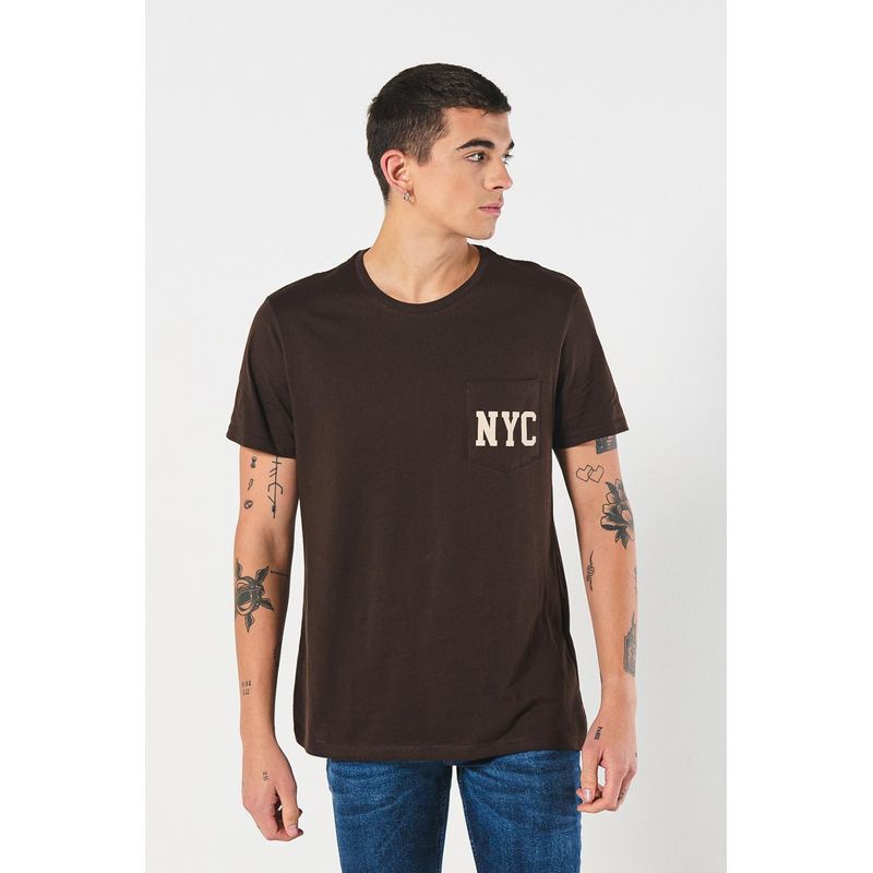 KOAJ - KOAJ Camiseta manga corta COLOR con estampado en frente estilo HOMBRE