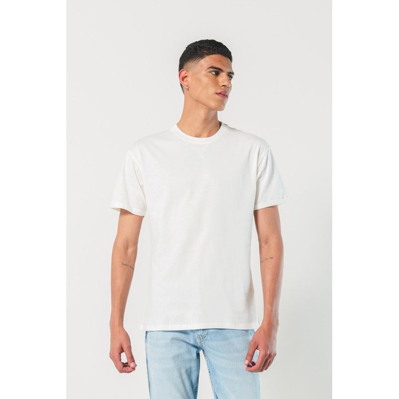KOAJ - KOAJ Camiseta manga corta unicolor para hombre, elaborada en t HOMBRE