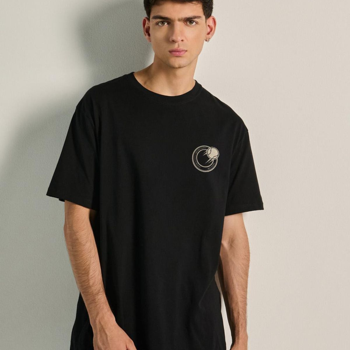 KOAJ - KOAJ Camiseta manga corta para hombre en tono unicolor, elab Hombre