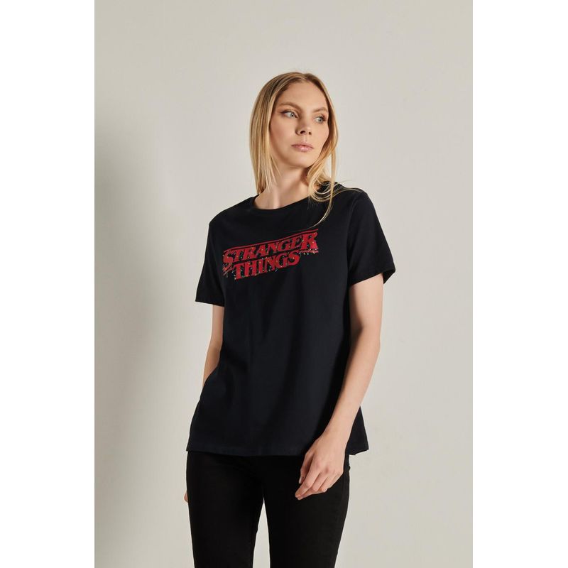 KOAJ - KOAJ Camiseta crop top unicolor para mujer, elaborada en tel Mujer