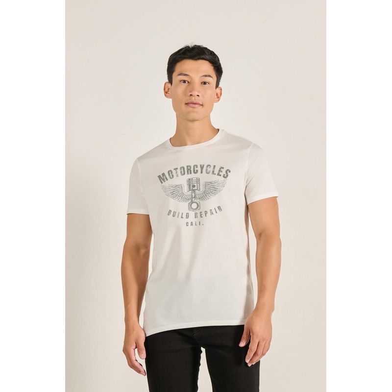 KOAJ - KOAJ Camiseta manga corta para hombre en tono unicolor, elab Hombre