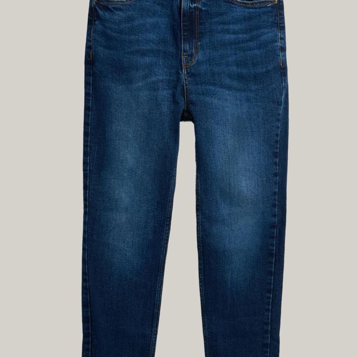 KOAJ - KOAJ Jean mom fit tiro super alto Mujer