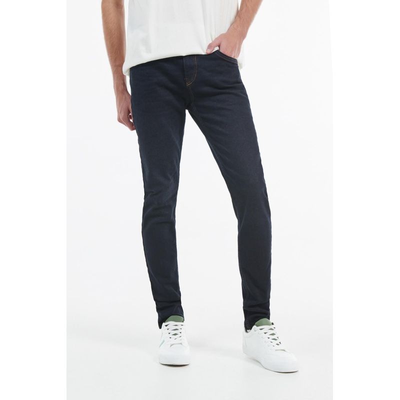KOAJ - KOAJ Jean tiro bajo skinny azul intenso con bolsillo HOMBRE