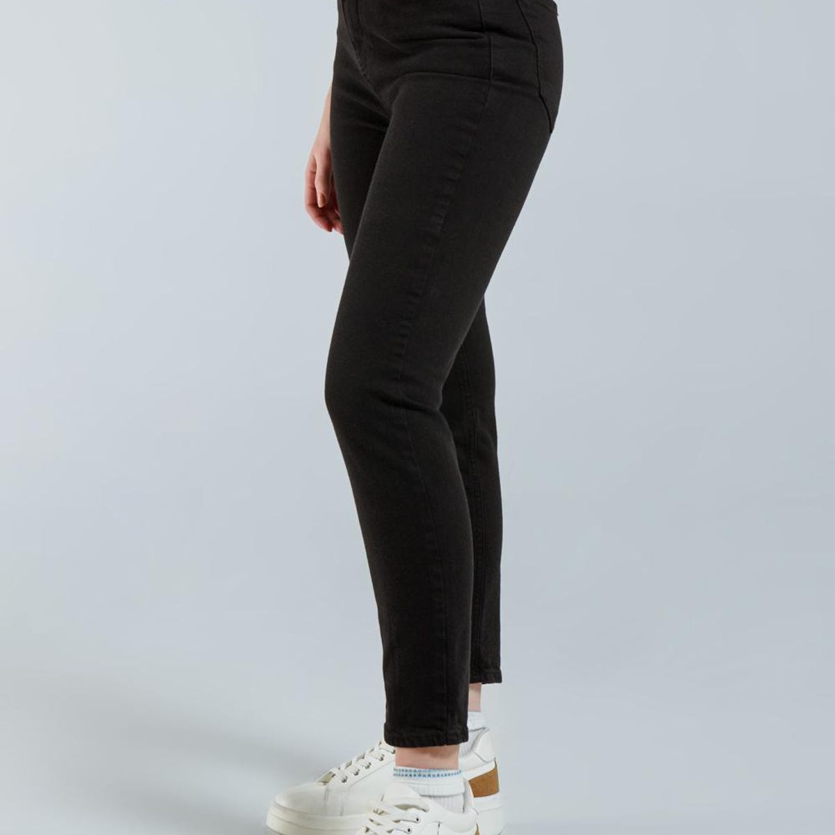 KOAJ - KOAJ Jean mom fit tiro super alto Mujer