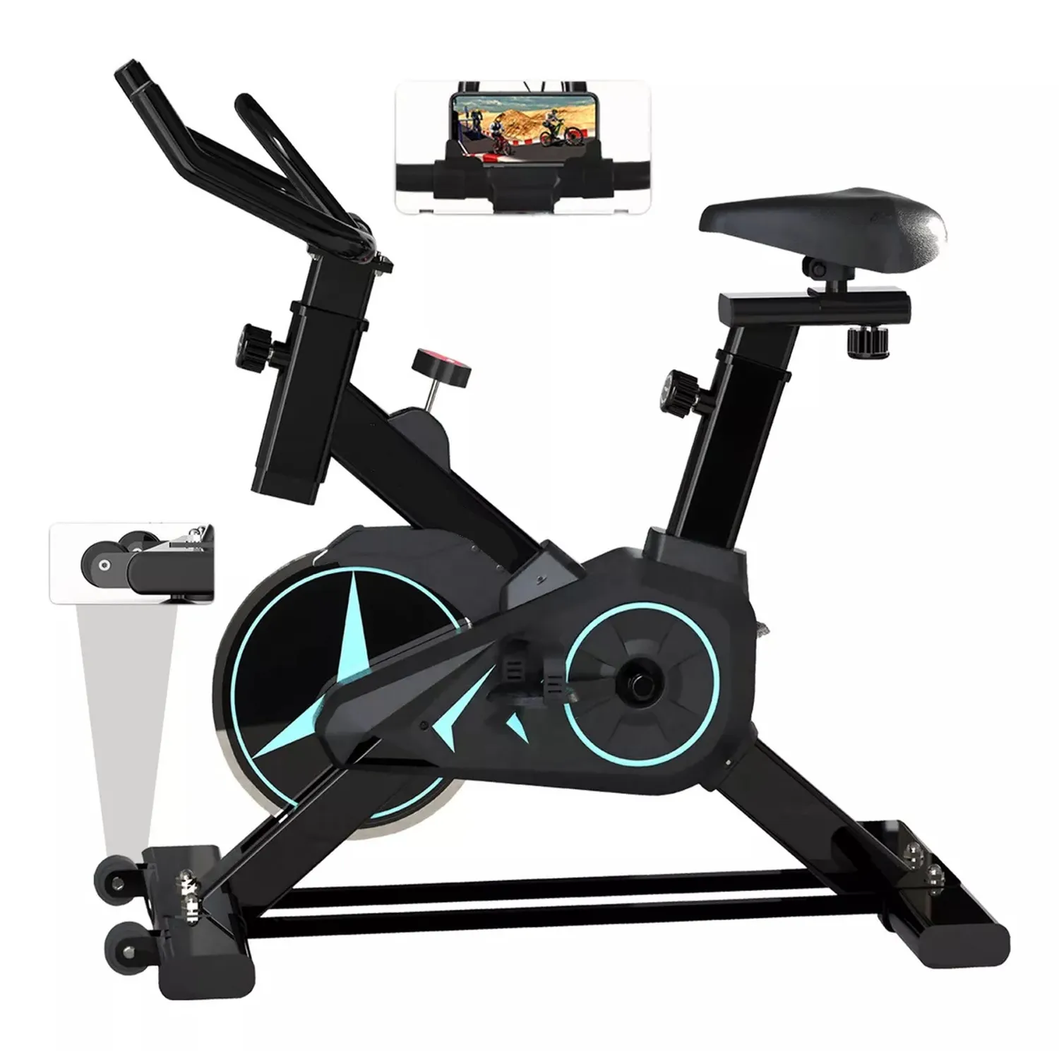 Bicicleta Estatica Spinning Silenciosa GENERICO