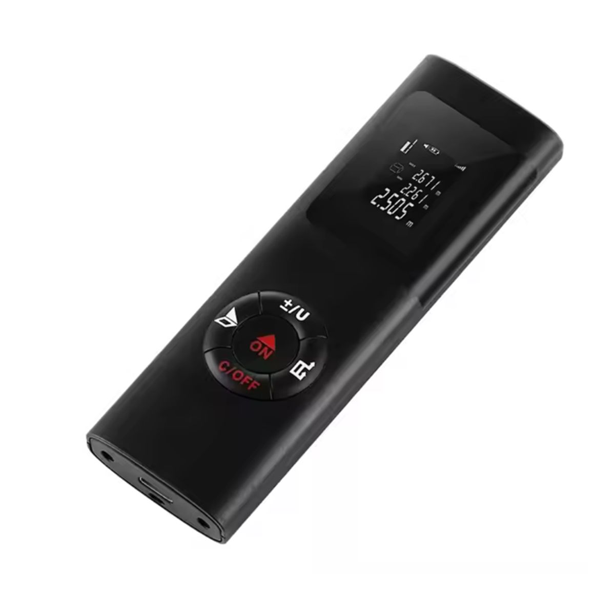 GENERICO - Medidor Qhome De Distancia Láser 40m Metro Láserrecargable