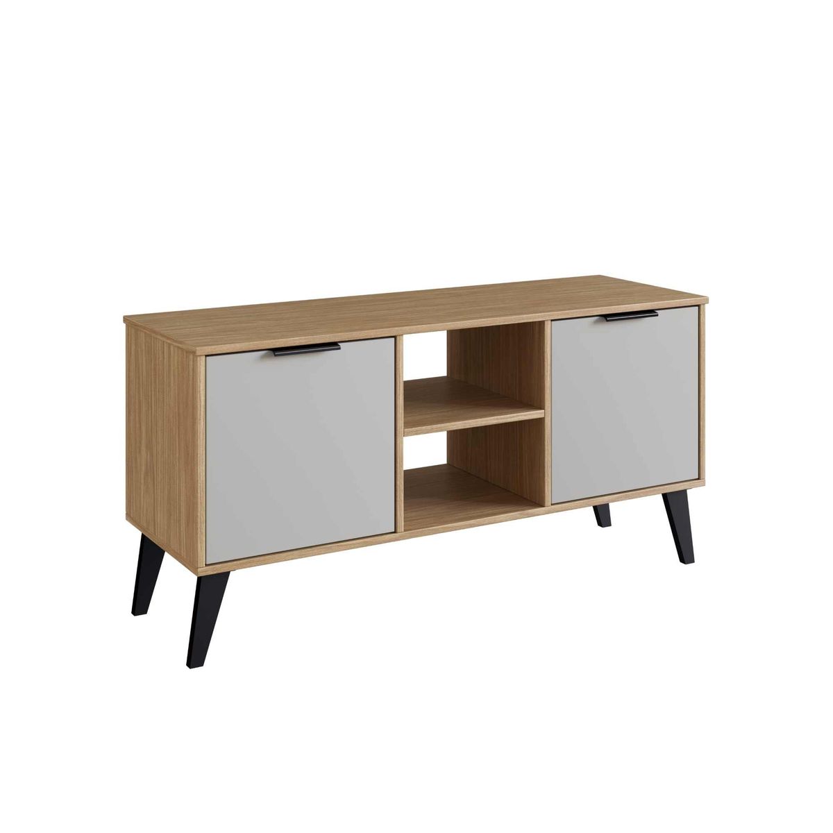 MULTIMUEBLES - RACK PARA TV 50 NOGAL BLANCO 851 MULTIMUEBLES