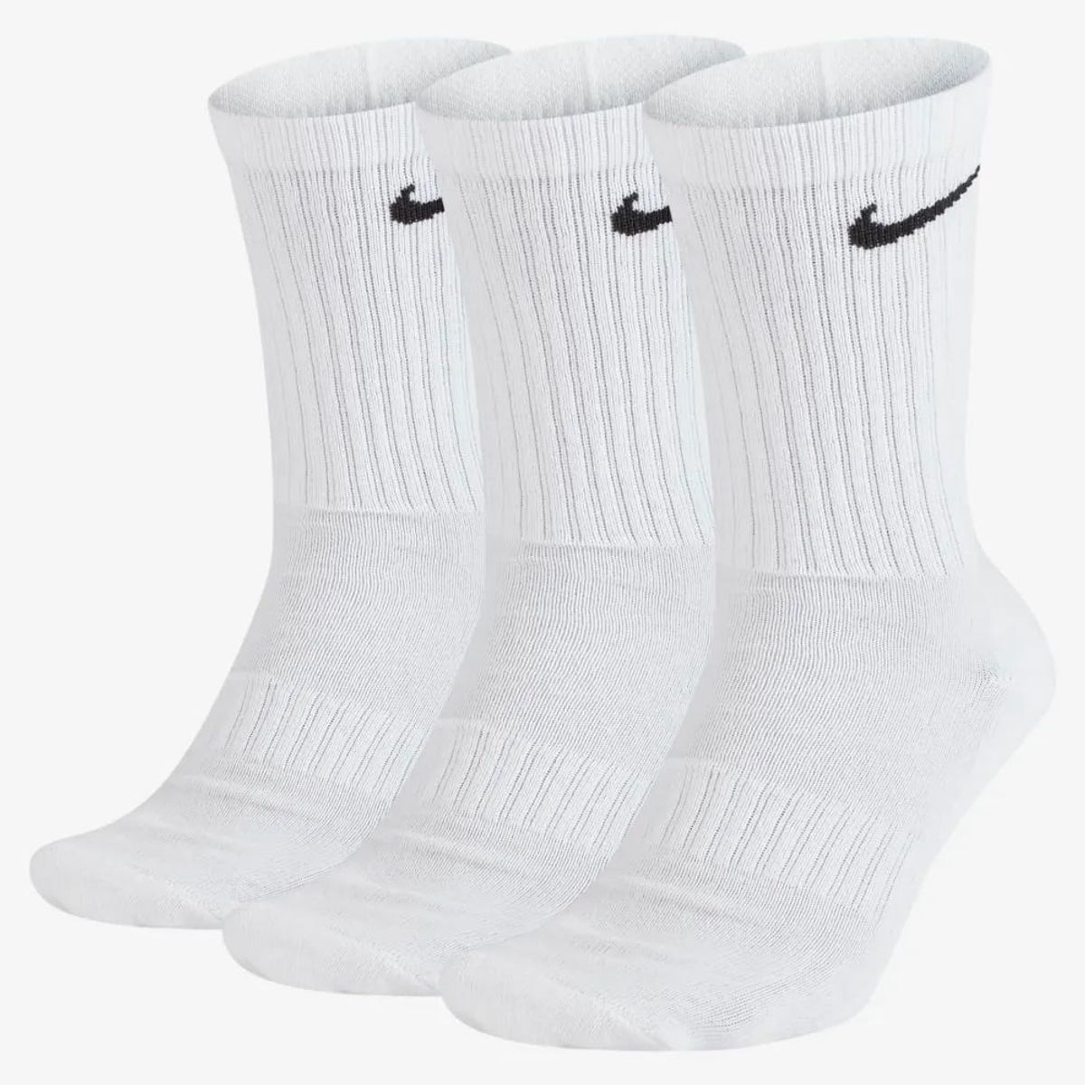 NIKE - MEDIAS NIKE EVERYDAY CUSHIONED 3 PARES SX7664-100 BLANCO