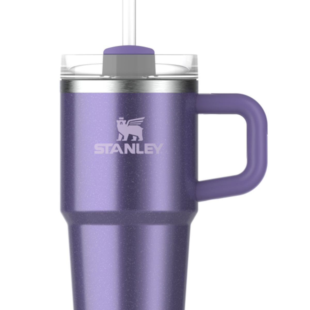 STANLEY - Termo Stanley Quencher Tumbler con manija 20oz 591ml Dahlia Shimmer
