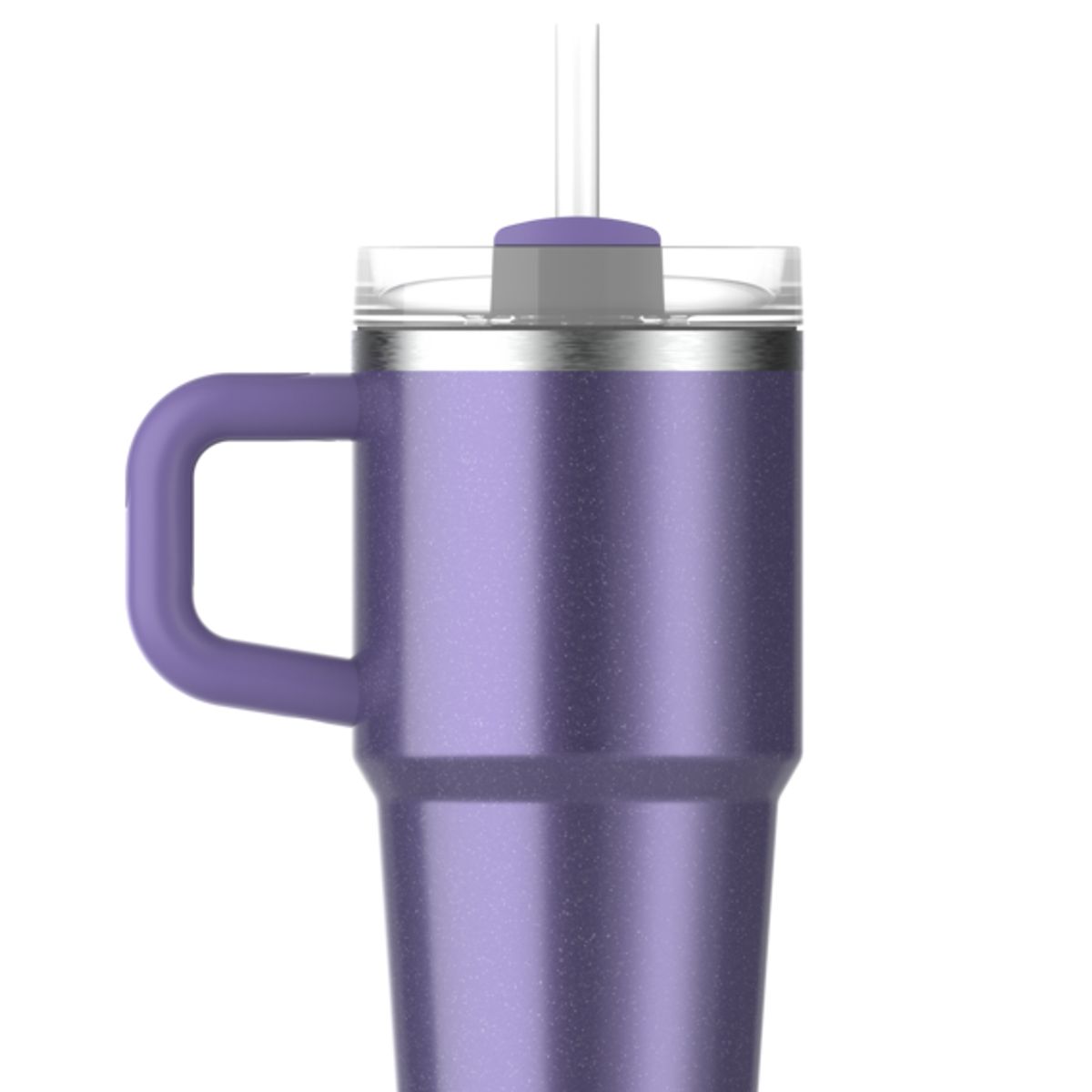 STANLEY - Termo Stanley Quencher Tumbler con manija 20oz 591ml Dahlia Shimmer