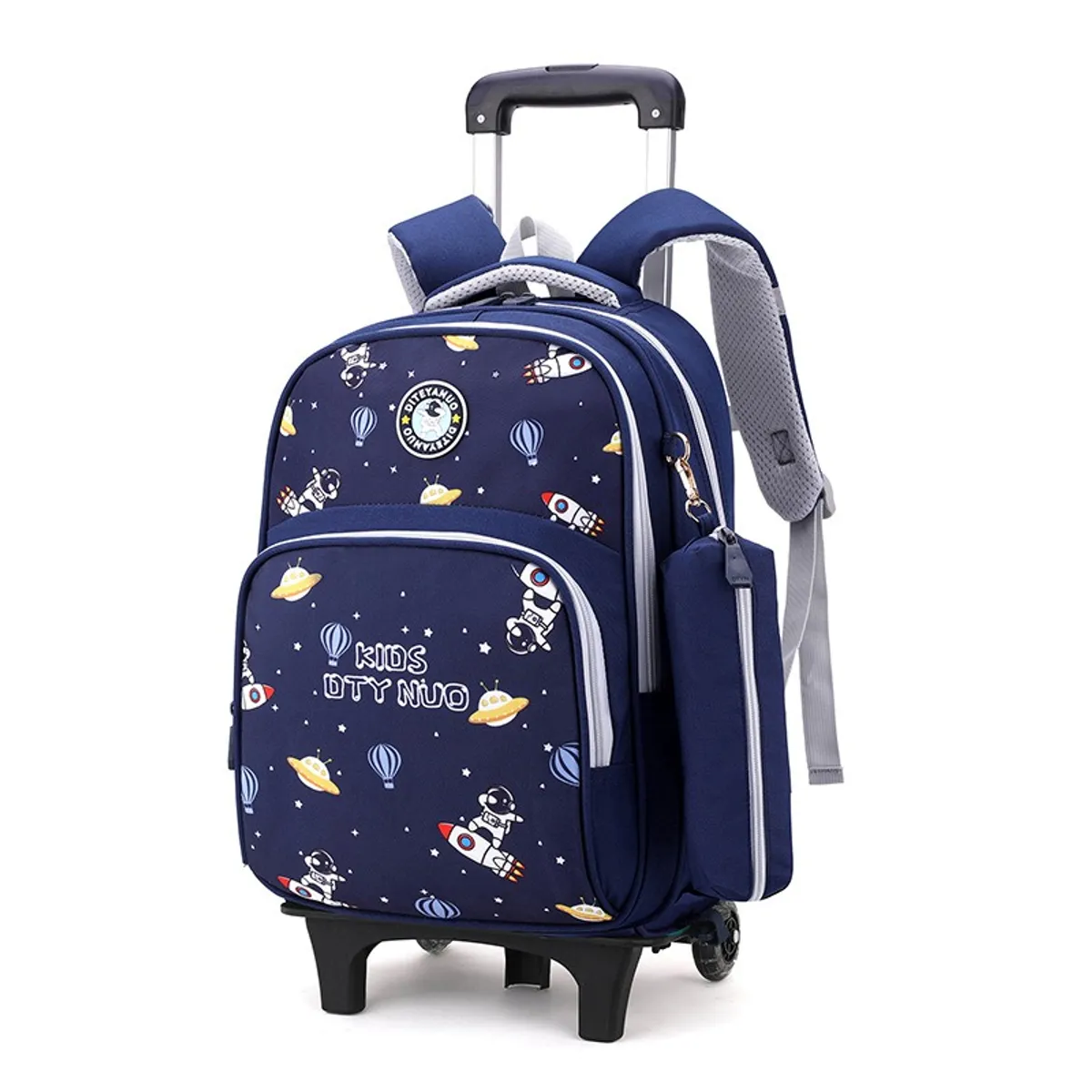 AGUGU STORE - Morral Mochila Escolar Infantil con ruedas + Cartuchera