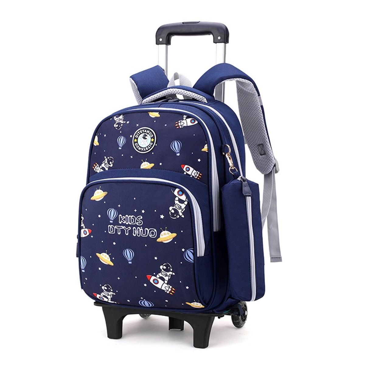 AGUGU STORE - Morral Mochila Escolar Infantil con ruedas + Cartuchera