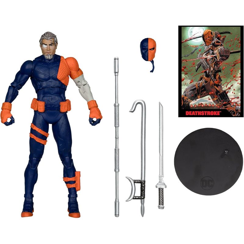 DC COMICS - Deathstroke Figura Dc Rebirth Punchers Multiverse Mcfarlane