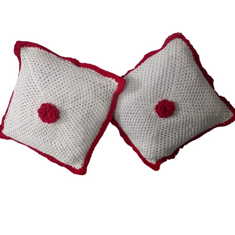 GENERICO - Fundas De Cojín De Macramé Tejido Bohemio Para Cama Sofá