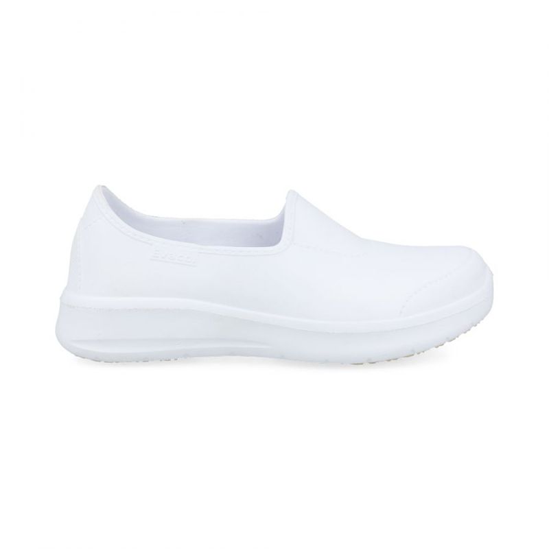 EVACOL - Zapatos Andeslizante Dama Blanco Negro Marca Evacol Ref 201
