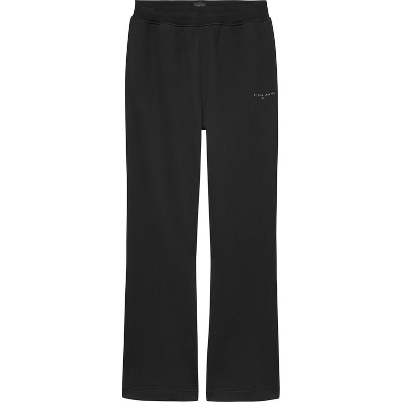TOMMY HILFIGER - Joggers negro linear con logo Tommy Jeans
