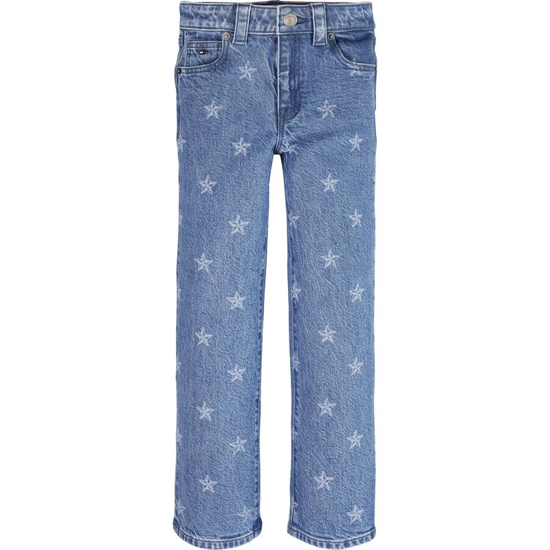 TOMMY HILFIGER - Jeans Azul Niña All Over Stars Girlfriend Tommy Hilfiger