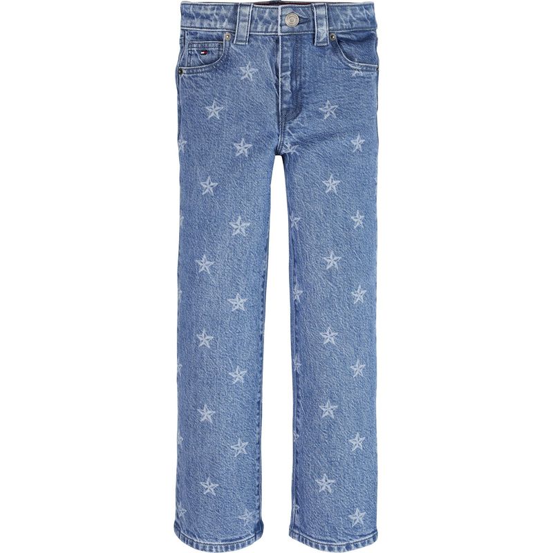 TOMMY HILFIGER - Jeans Azul Niña All Over Stars Girlfriend Tommy Hilfiger