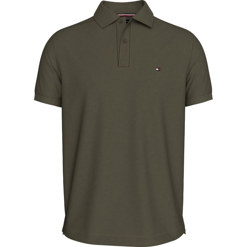 TOMMY HILFIGER - Polo verde de corte regular Tommy Hilfiger