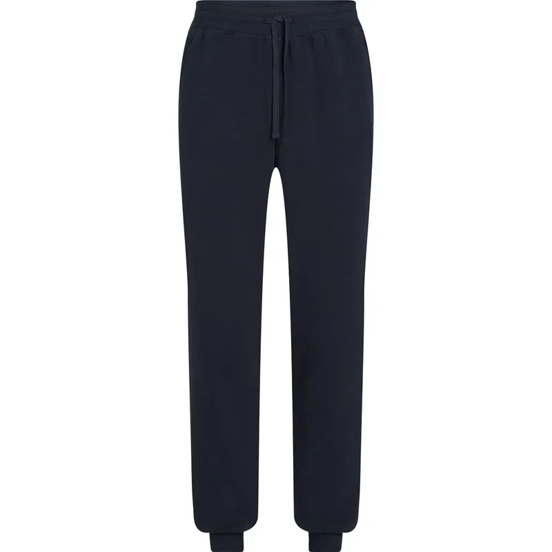 TOMMY HILFIGER - Joggers azul de felpa con bajo elástico Tommy Hilfiger