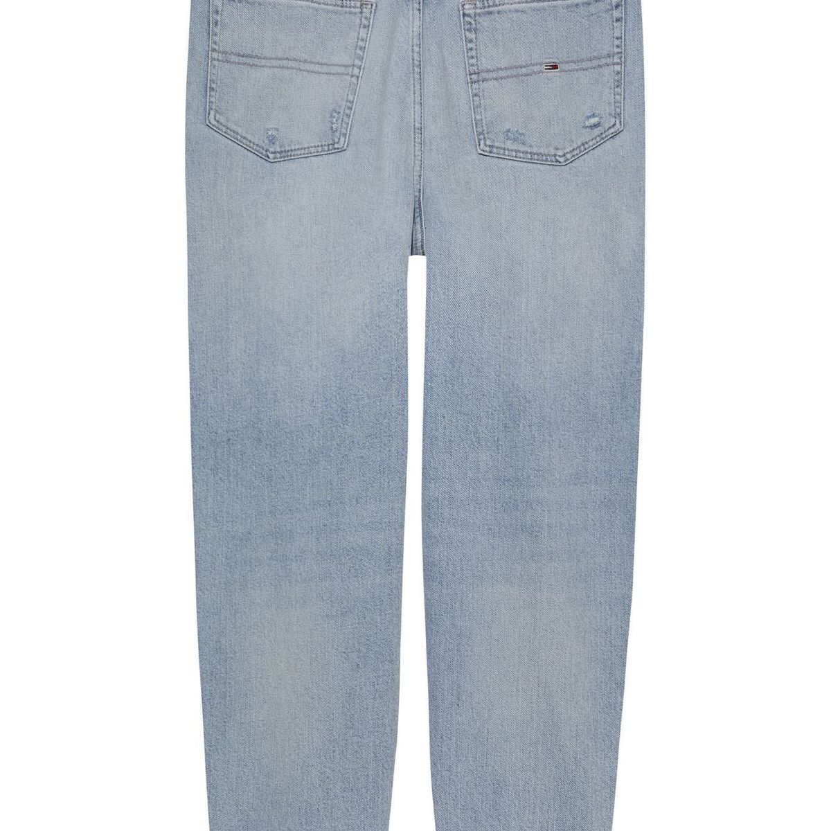 TOMMY HILFIGER - Jeans azul Mom de talle superalto Tommy Jeans