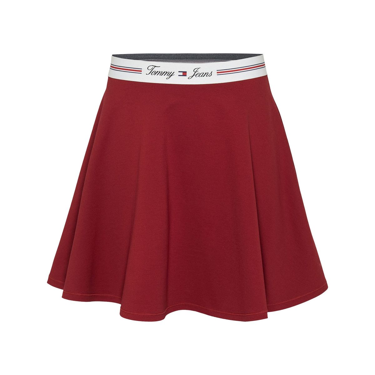 TOMMY HILFIGER - Falda rojo con logo en la cintura Tommy Jeans