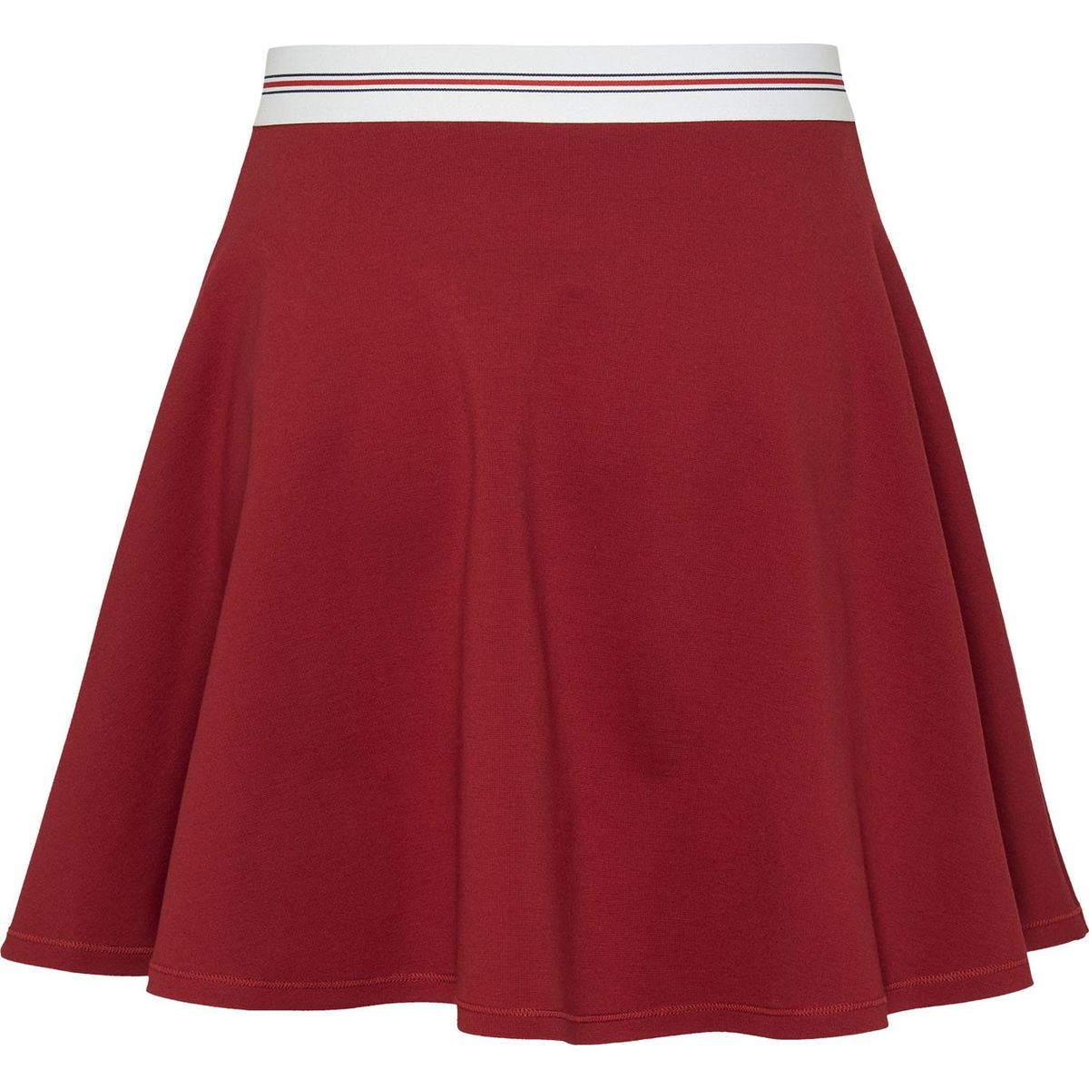 TOMMY HILFIGER - Falda rojo con logo en la cintura Tommy Jeans