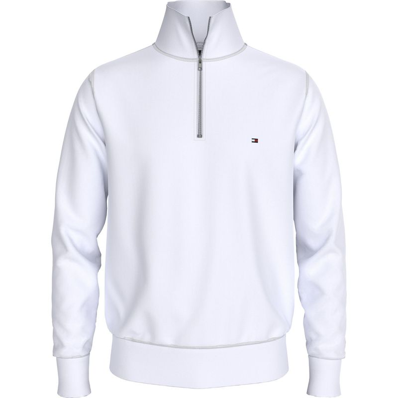 TOMMY HILFIGER - Saco Blanco Con Cremallera De Un Cuart Tommy Hilfiger
