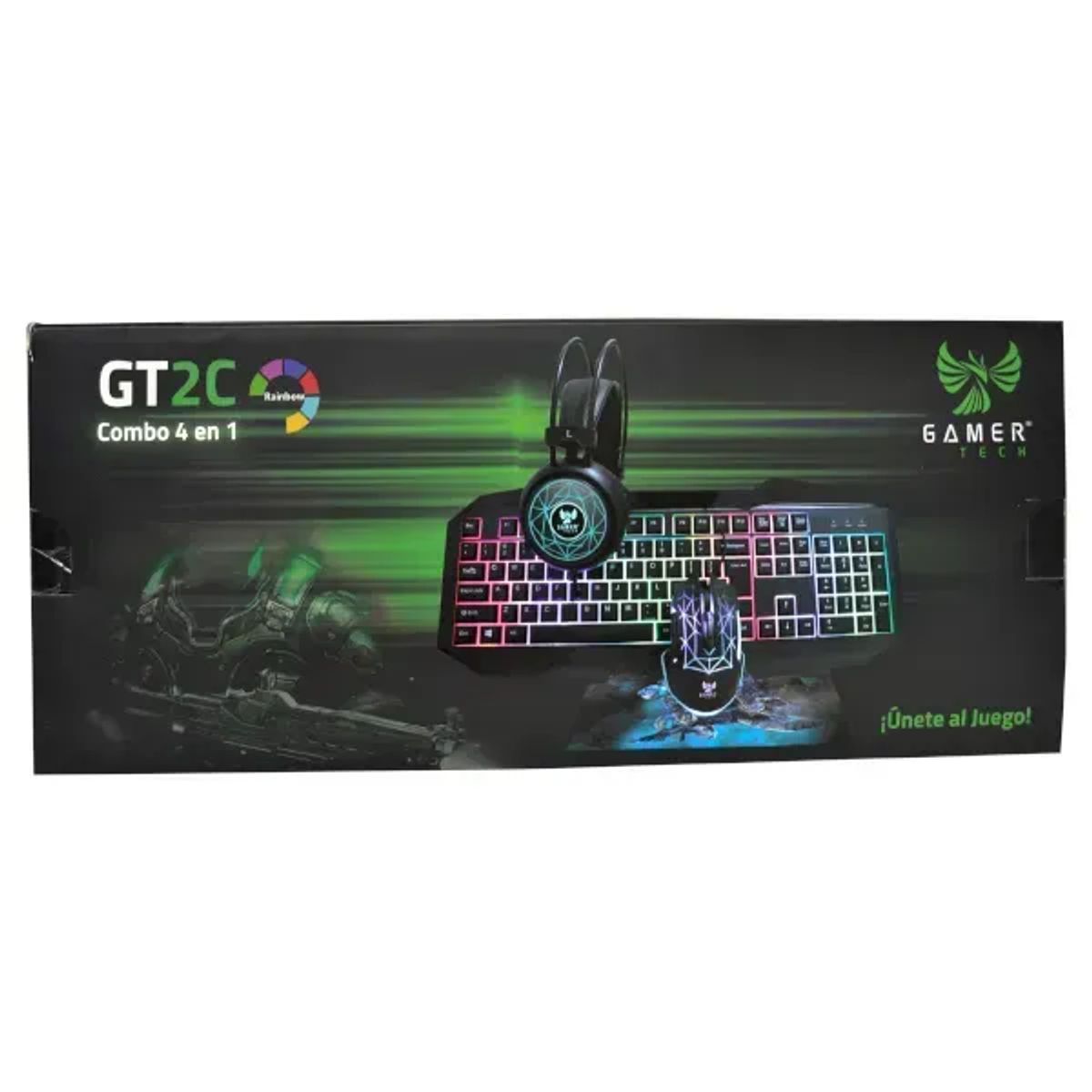 JALTECH - Combo Gamer Tech Gt2c 4 En 1