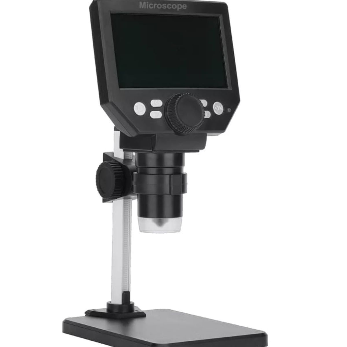 GENERICO - microscopio digital electrónico USB con base pantalla recargable