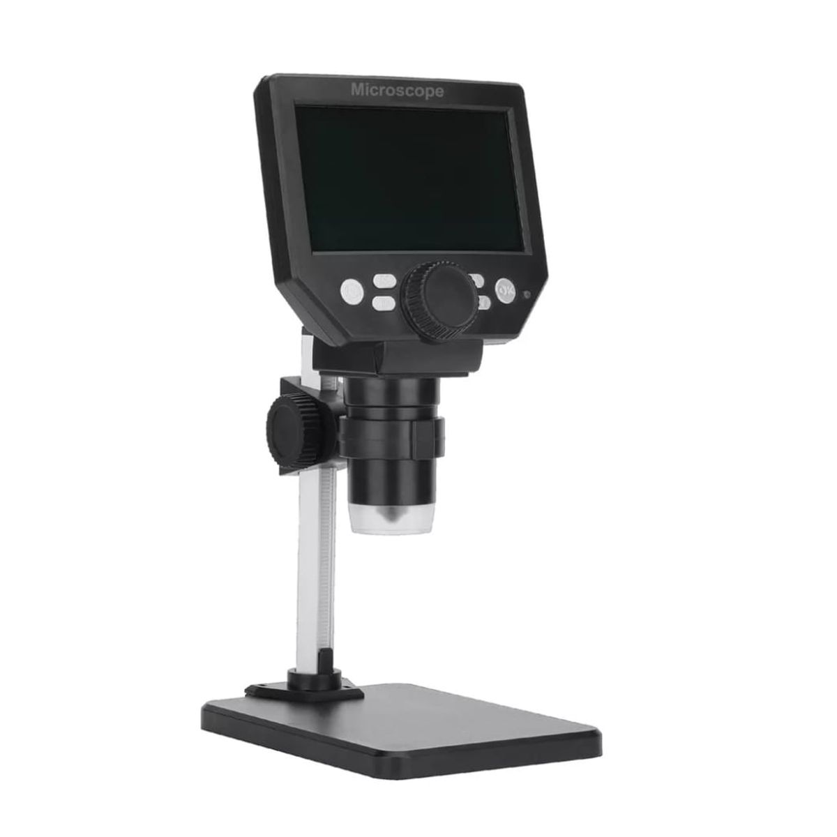 GENERICO - microscopio digital electrónico USB con base pantalla recargable