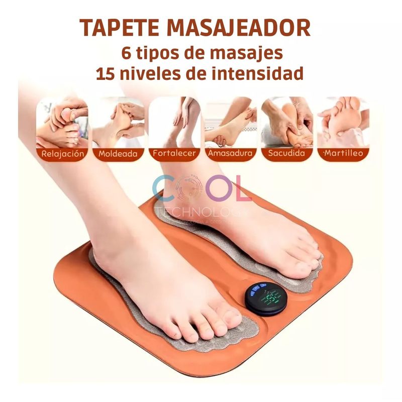 GENERICO - Masajeador Pies Circulación Electroestimulador 3d