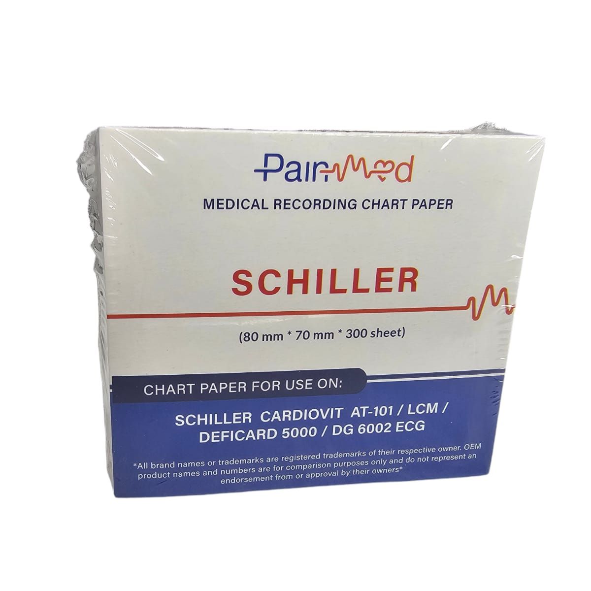 CHARDER MEDICAL - PAPEL ELECTROCARDIOGRAFO AT 101 PAG X 10