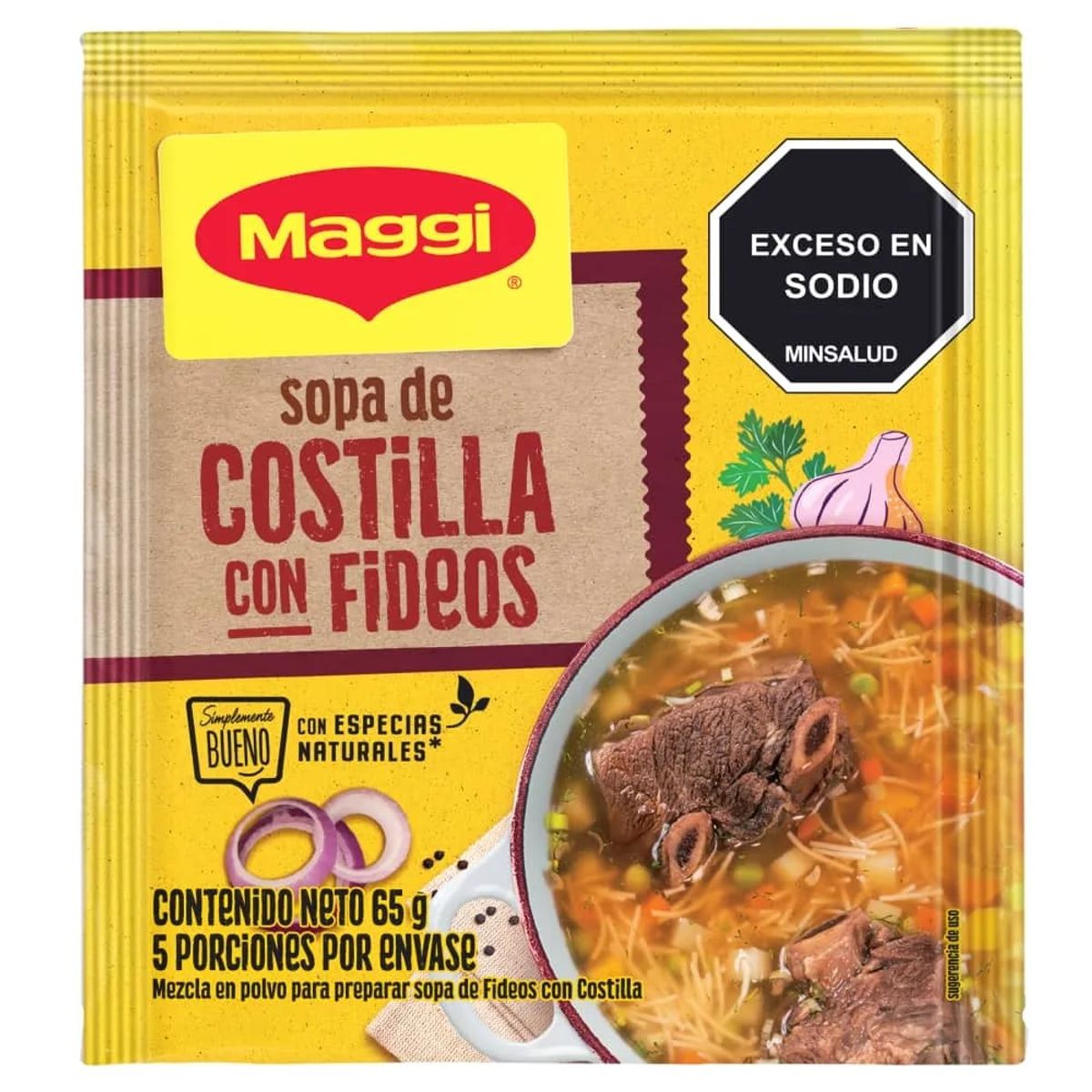 MAGGI - Sopa Maggi Costilla con Fideos x 65g