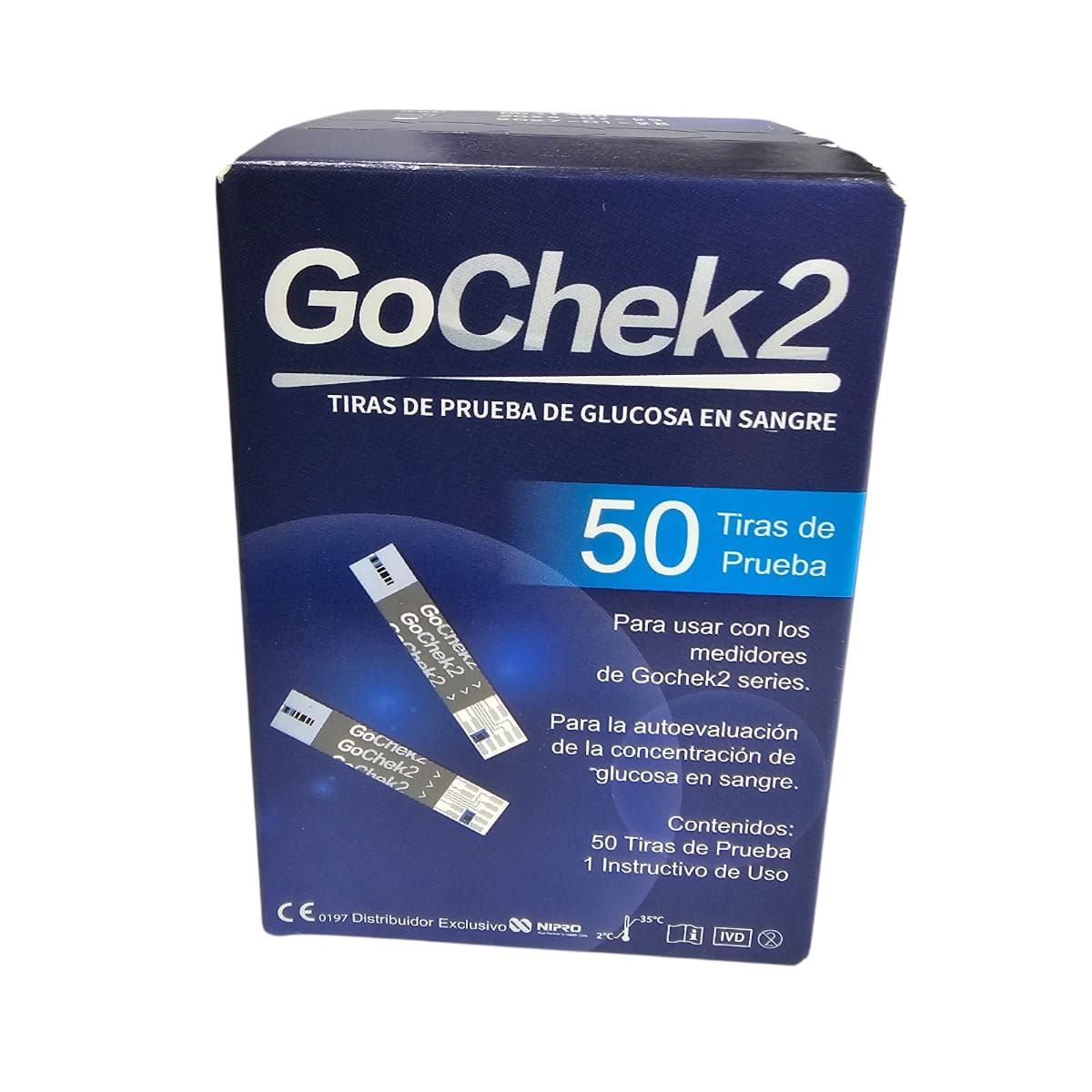 PREMIER - TIRAS DE GLUCOMETRO X 50 Gocheck2