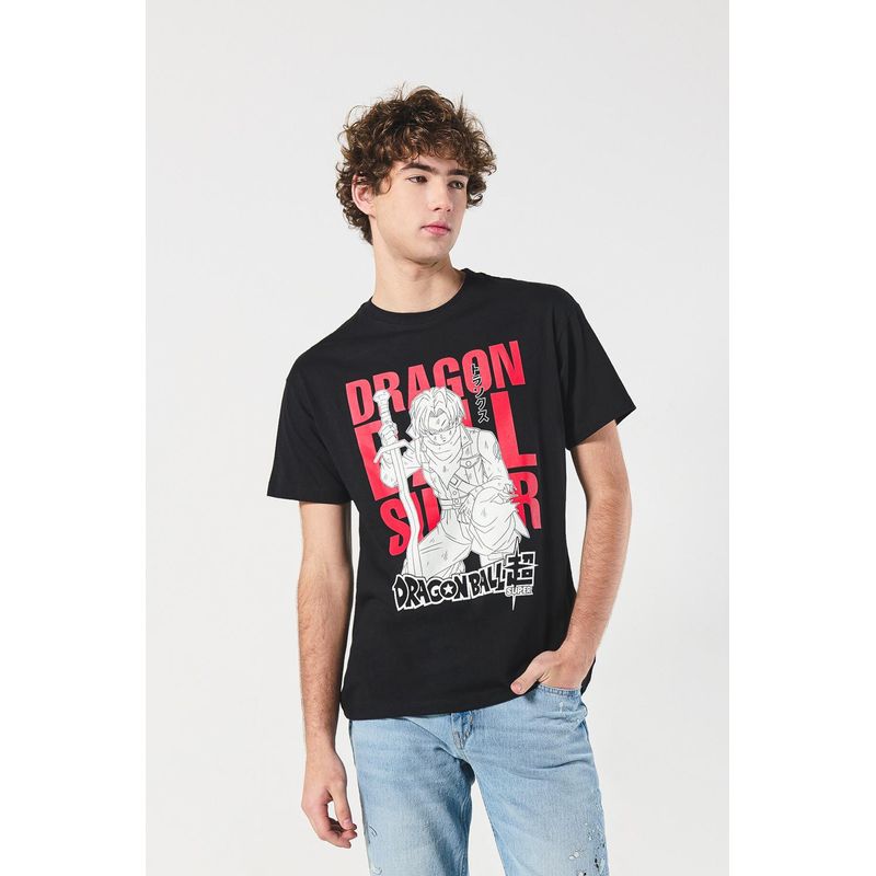 KOAJ - KOAJ Camiseta manga corta con estampado en frente de Dragon Ba HOMBRE