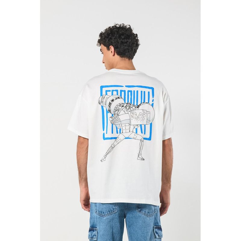 KOAJ - KOAJ Camiseta manga corta con estampado en frente de One Piece HOMBRE